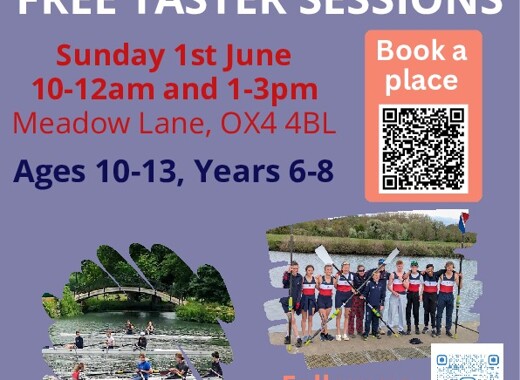 City of oxford junior rowing club 2025 open day flyer